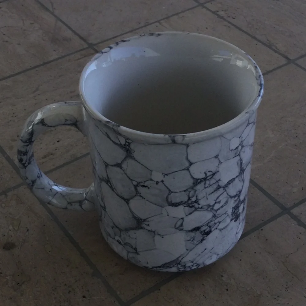 Mount Rushmore Coffee Mug/Cup Embossed Marbled Look vintage
